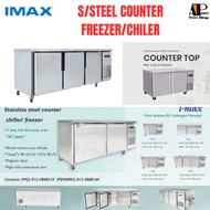 IMAX 2 Door/3 Doors Stainless Steel Counter Freezer 4Feet/5Feet/6 Feet/7 Feet