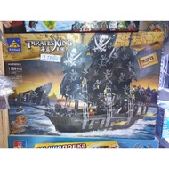 Lắp ráp tàu hải tặc pirates king 87010 1184pcs