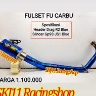 TERBARU!!! KNALPOT RACING SJ88 SATRIA FU 150 KARBU FULLSET DRAG R2