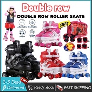 Double Row Inline Skates for Beginner Roller Skate Skate Shoe Kasut Roda Budak Outdoor