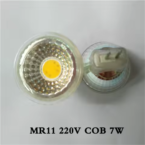 1pcs Mr11 LED Light Bulb 35mm Diameter 3W 12V Warm/Cool White Bright Mini COB LED 7W Mr11 Spotlight 
