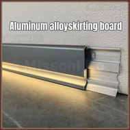 Living Room Floor Decoration Led Luminous Aluminum Alloy Floor Line with LED Light Trough Open-Mount