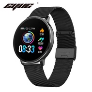 (SG shop) Smart Watch IP68 waterproof Heart rate monitor Smartwatch Message reminder Fitness tracker ny03 Steel strap