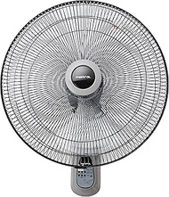 MISTRAL MWF1870R Wall Fan with Remote, 18", Grey