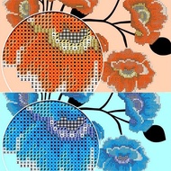 Peacock Pattern 5D DIY Diamond Painting Cross Stitch Embroidery Wall Decor