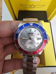 Invicta Pro Diver 40mm 百事圈銀面 自動機械錶