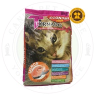 Tornado Cat Food Economy Pack Salmon/ Makanan Kucing Murah - 8kg ( Pink )