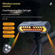 Bicycle Turn Signal Tail Light, Projection Warning Light, Mountain Bike Night Riding Light Bicycle L