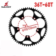 WUZEI Road Bike Narrow Wide Sprockets 110 BCD 36T 38T 40T 42T 44T 46T Chainwheel 130BCD Road Folding