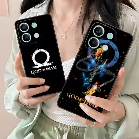 War God Kratos Phone Case for Xiaomi Redmi Note 14 13 12 11 10 9 S A Pro Plus Lite 5G Black Pretty C