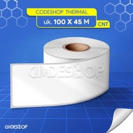 Continuous Thermal Sticker Paper 100 x 45 Meters Without Gap