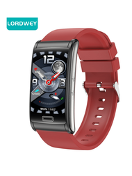 Lordwey E600 Ecg智能手錶男士非侵入性血糖心率血壓監測運動步數智能手錶女士android