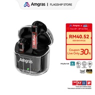 Amgras Future II Pro Bluetooth Earphone Transparent ENC Targeted Environment Noise Cancelling PureNo