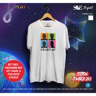 Siluet Coldplay Band T-Shirt/Latest Coldplay Merchandise Band/Coldplay T-Shirt/Band T-Shirt/Coldplay