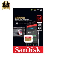 Thẻ Nhớ MicroSDXC SanDisk Extreme V30 U3 4K A2 64GB R170MB/s W80MB/s (Vàng) Nhat Tin Authorised Stor