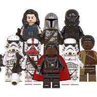 Stars War Death Flame Storm Trooper Cara Dune Greef Carga Mandalorian Compatible Toys WM6099