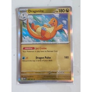 Pokemon 151 dragonite holo and reverse holo card