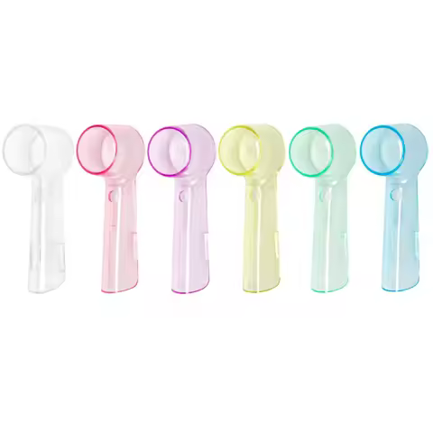 6 Pcs/Pack Toothbrush Head Protective Cover For Oral B IO Series Electric Toothbrush Dustproof Prote