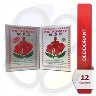 PUTIH Mbk Silver powder/MBK White 12 Sachets/MBK powder/Deodorant/P.O. Powder M.B.K.