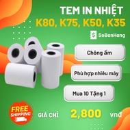 [ sobanhang ] Sales Book Printing Paper: Combo _ INVOICE PRINTING PAPER k57*38