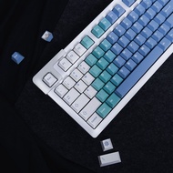 keycaps custom keycaps GMK Yeeti Snow Monster Keycap Blue White Gradient Cherry Original Factory Hig