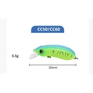 CC50 lure 5cm/6.5gram with rotating spoon, single blade specializing in snakeheads, snakeheads, ditc