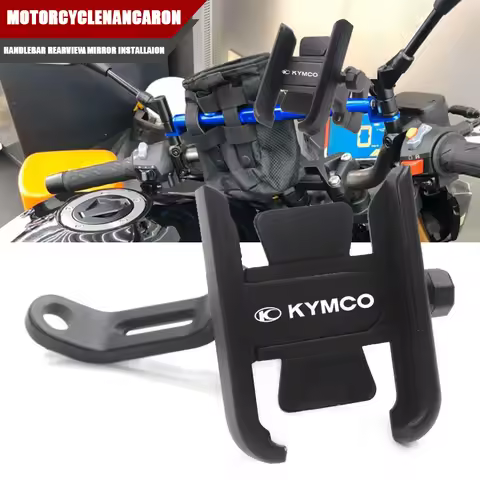 Motorcycle Mobile Phone Holder For KYMCO DOWNTOWN NIKITA GDINK KXCT PeoPle S Racing S G150 Handlebar
