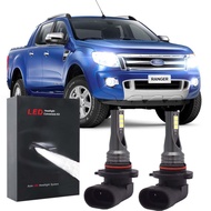 หลอดไฟตัดหมอกซีนอน LED 6000K สีขาว สําหรับ Ford Ranger (T6) ปี 2012-2020 2 ชิ้น plug and play