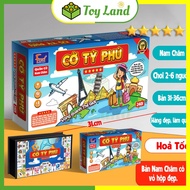 [Foxi] Cờ Tỷ Phú Chủ Đề Vòng Quanh Thế Giới Size Lớn Monopoly Cờ Tỉ Phú Đồ Chơi Trí Tuệ Trẻ Em