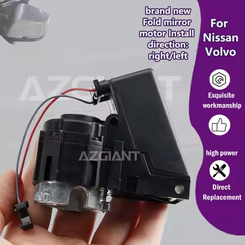 AZGIANT Car Power folding side view mirror Motors unit For Nissan Qashqai J10/Volvo S40 S60 C70 XC70