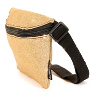 Glitter Gold Fanny Pack for Women Small Cute Festival Bag Fashion Waist Packs Neon Holographic Sequi
