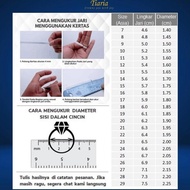 Tiaria - Silver Wedding Couple Ring 9K White Gold/Platinum Coated GM