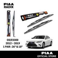 PIAA RADIX Soft Silicone Wiper For GS/ES300 2012 ~ 2019 (26" & 18")