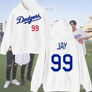 Ready Stock Kpop Enhypen Dodgers Sweatershirt Heseung Jungwon Jay Jake Sunghoon Sunoo Ni-Ki Hoodie C