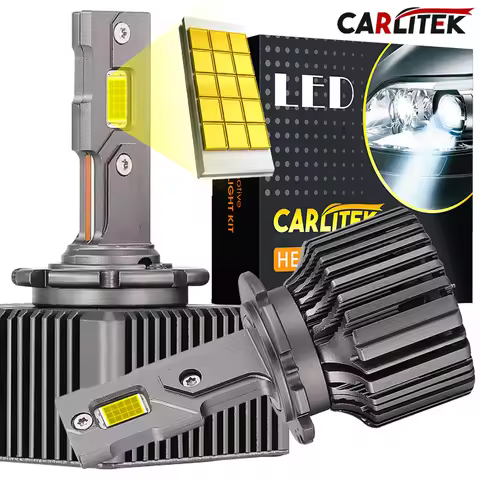 CARLitek D3S D1S LED Headlight D2S D4S D5S D8S HID Xenon 35/70W Upgrade Car Light Bulb Turbo LED 1:1