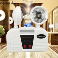 QQMALL Double Head Emergency Exit Light, IP30 LED Fire Emergency Evacuation Wall Lamp, Indoor Wall L