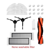 Original Roborock S55 E35 S6หุ่นยนต์สูญญากาศส่วนแปรงด้านข้างสีดำและฝาครอบ Xiaomi กรองหรือ Roborock ล