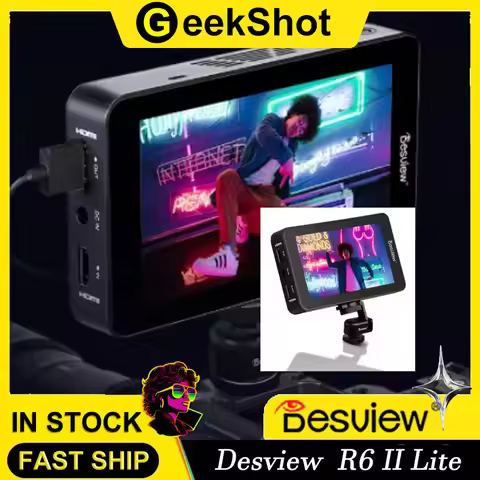 Besview R6 II Lite High Brightness Compact 4K Camera Monitor 5.5 Inch | 1600 Nits | 4Kp30 HDMI | HDR