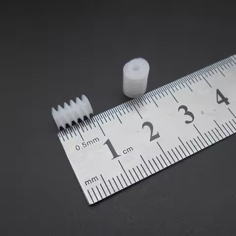 [50Pcs/Lot] 6X9X2 W692A 0.5 Modulus Plastic Worm Reduction Gear Bore Hole Aperture 2MM 1.95MM 2A Tig