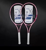 全新未開封 【百保力Babolat Wimbledon 27溫網聯名網球拍】粉色限定款，碳鋁合金材質，拍面100平方英寸