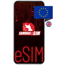 Samurai SIM EUROPE eSIM Unlimited ซิมเน็ต ยุโรป 33 ประเทศ ใช้งานไม่จำกัด 10-30 วัน