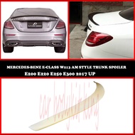 MERCEDES-BENZ E-CLASS W213 AM STYLE TRUNK SPOILER E200 E220 E250 E300 2017UP ABS SKIRT LIP BODYKIT