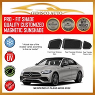 Mercedes C Class W206 2022- (Plastic Frame) (6 / 7pcs) Car Sunshade/Boottray