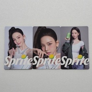 aespa KARINA x SPRITE ZERO SUGAR CHILL Promotional PHOTOCARD SET - 26 FEB