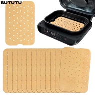 BUTUTU 50/100/150/200pcs Parchment Paper, Air Fryer 6-in-1 Airfryer Liner,  Disposable Non-stick Per