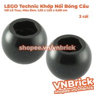 Lot 2x New Genuine LEGO Parts 32474 Technic Ball Joint BLACK