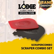 LODGE CAST IRON SCRAPERCOMBO Scraper Combo Set