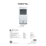 MAC200 Mistral Air Cooler Fan Penyejuk Udara Kipas Sejuk Aircon 冷气机