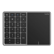 USB + Bluetooth numeric keypad พร้อมทัชแพดคีย์บอร์ดดิจิตอลไร้สายสำหรับ Mac OS accounting Windows IOS 22 Keys ตัวการ์ตูน