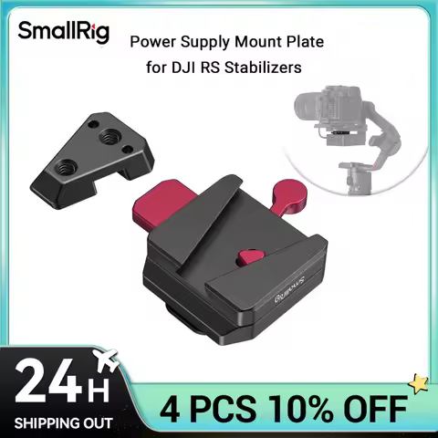 SmallRig Mini V Mount Battery Plate for DJI RS 3 / RS 3 Pro/RS 2 / RSC 2 Gimbals Lightweight and Com